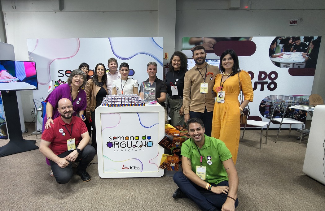 Equipe do TCE nos estandes